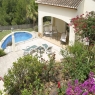 13- Holiday home La Corona, Javea: Holiday rental villa on the Costa Blanca, Spain, with private swimming pool for up to 6 people .