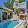 1- Holiday home / villa Agustin, Moraira: Holiday rental villa with private pool for up to 6 people in Moraira - Costa Blanca, only 500m from the Andragó Beach, (algs Beach) a rocky and very popular beach ideal for snorkeling.
